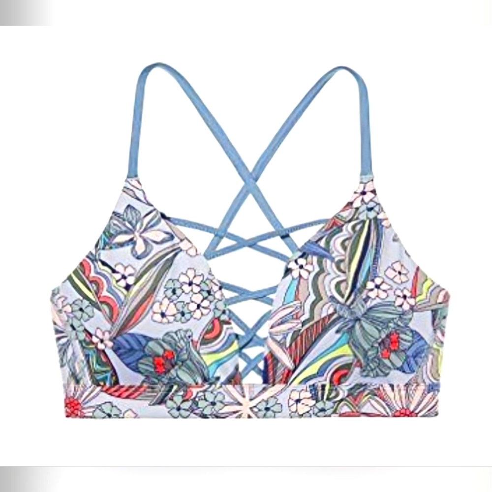 Victoria Sport Floral Strappy Sports Bra